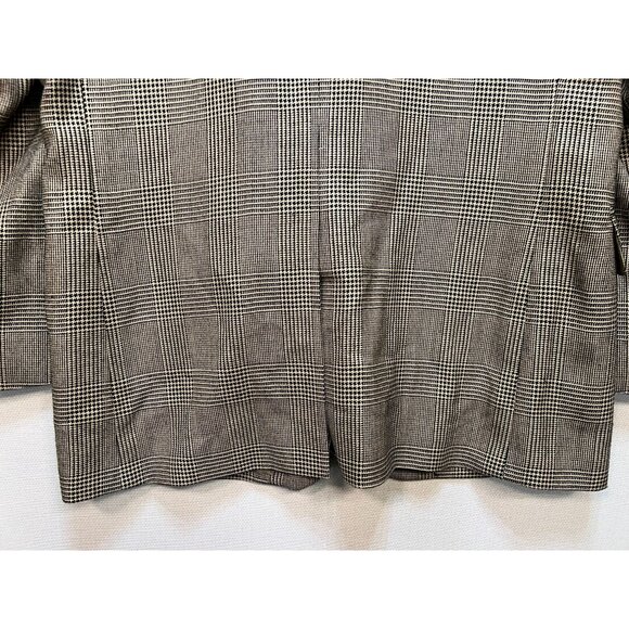 Jos. A. Bank Men's Silk 2 Button Sport Coat Long Sleeve Sz R41 Brown Plaid - Picture 13 of 13